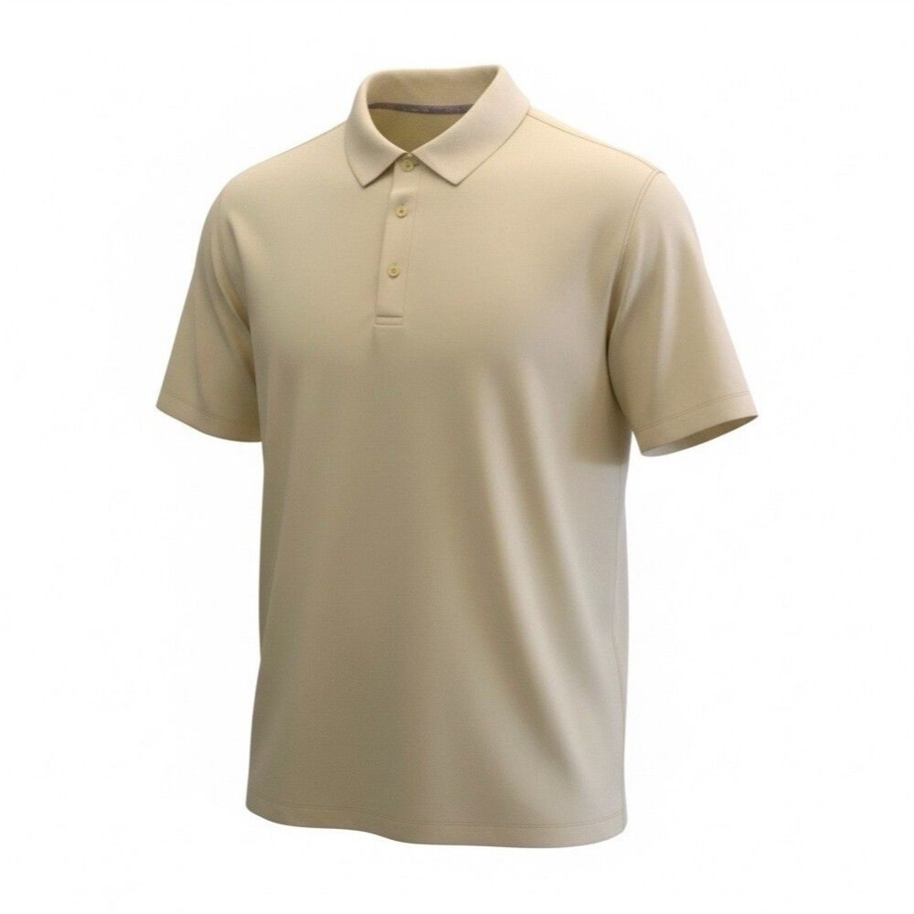 Walter Hagen 11 Majors Men's Light Yellow Polo Shirt XXL Short Sleeve Collared
